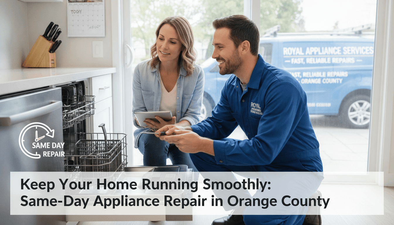 Orange County Guide to Same Day Appliance Repair Costs
