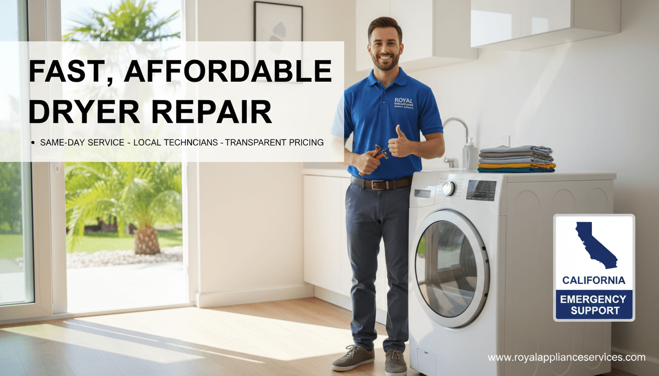 Dryer Repair Near Me: Fast and Affordable Solutions in California